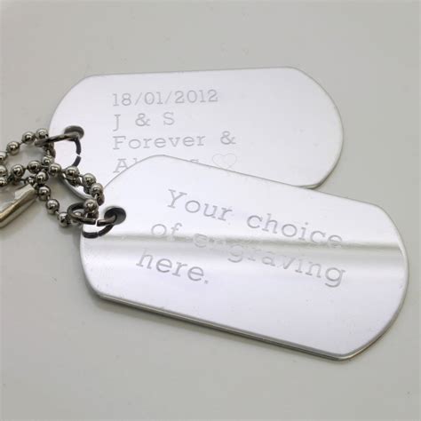 ebay dog tags engraved.